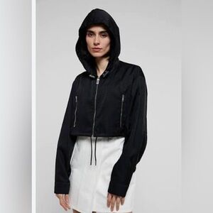 GIVENCHY MONOGRAM CROPPED WINDBREAKER